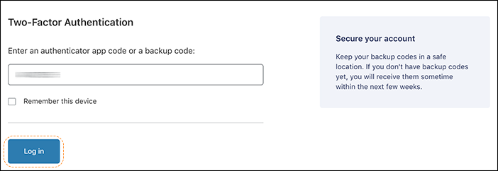 旧URL: https://support.cloudflare.com/hc/article_attachments/360038176971/2FA_backup_code_login_annontated.png Article IDs: 200167906 | Securing user access with two-factor authentication (2FA)